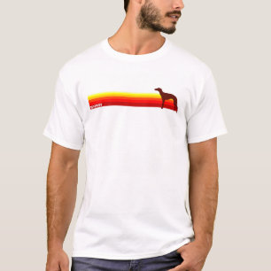 Camiseta Whippet com t-shirt das listras