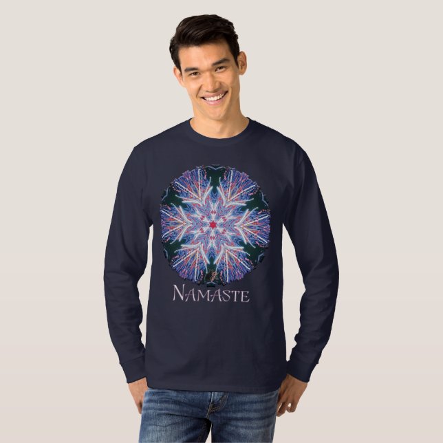 Camiseta Whisker Namaste Kaleidoscope (Frente Completa)