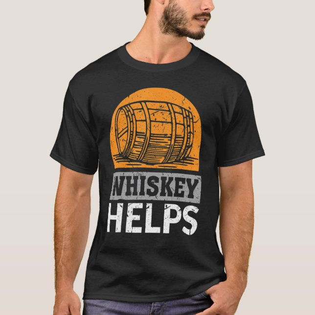 Camiseta whiskey ajuda 2 (Frente)