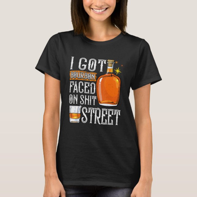 Camiseta Whiskey and Bourbon Funny Drinking Party New Orlea (Frente)