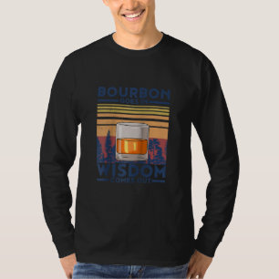 Camiseta Whiskey Bourbon entra na sabedoria sai