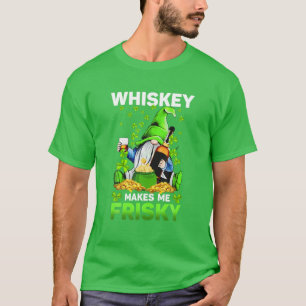 Camiseta Whiskey Makes Me Frisky St Patrick's Day For Men W