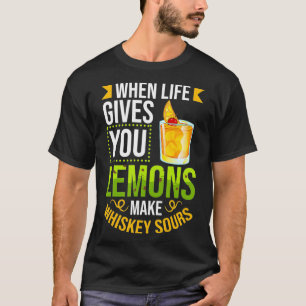 Camiseta Whiskey Sour Recippe Cocktail Beber Mi