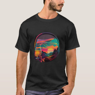 Camiseta Whiskey Synthwave 80s e 90s