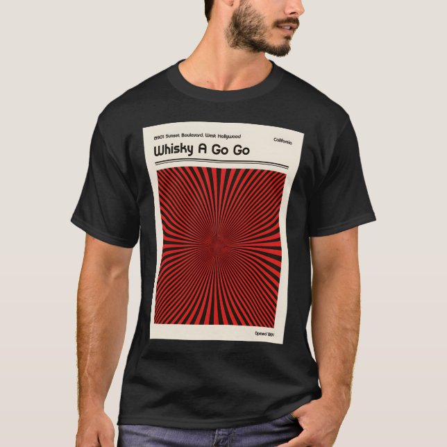 Camiseta Whisky A Go Retro Art (Frente)