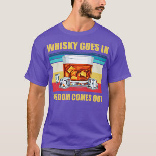 Camiseta Whisky Sai Na Sabedoria Sai Engraçada Bebida Assus