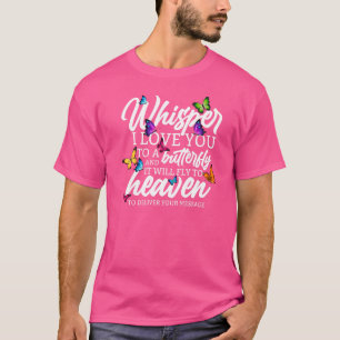 Camiseta Whisper, eu te amo borboleta e religioso