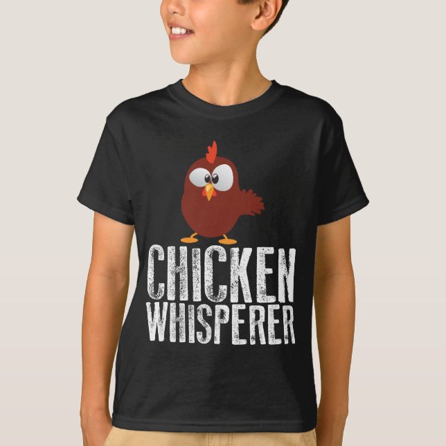 Camiseta Whisperer da galinha (Frente)