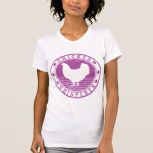 Camiseta Whisperer da galinha (resistido)