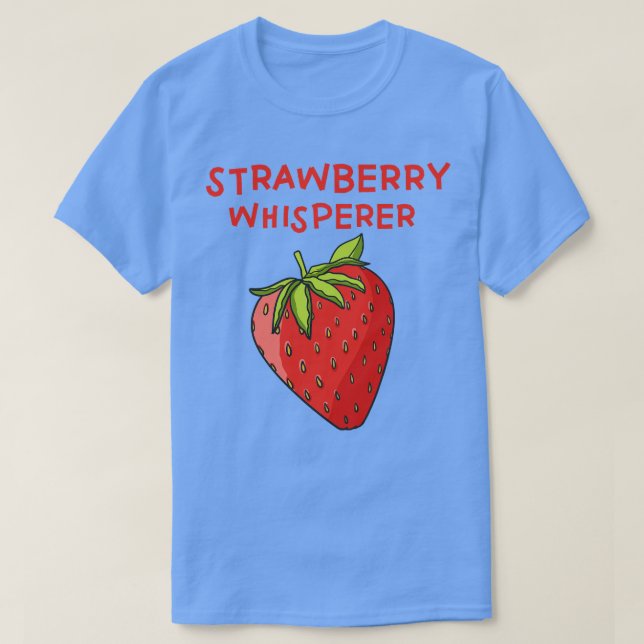 Camiseta Whisperer de Morango 2 (Frente do Design)