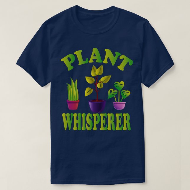 Camiseta Whisperer de Planta (Frente do Design)