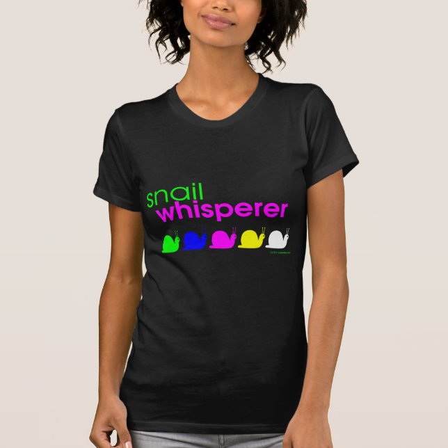 Camiseta Whisperer do caracol (Frente)