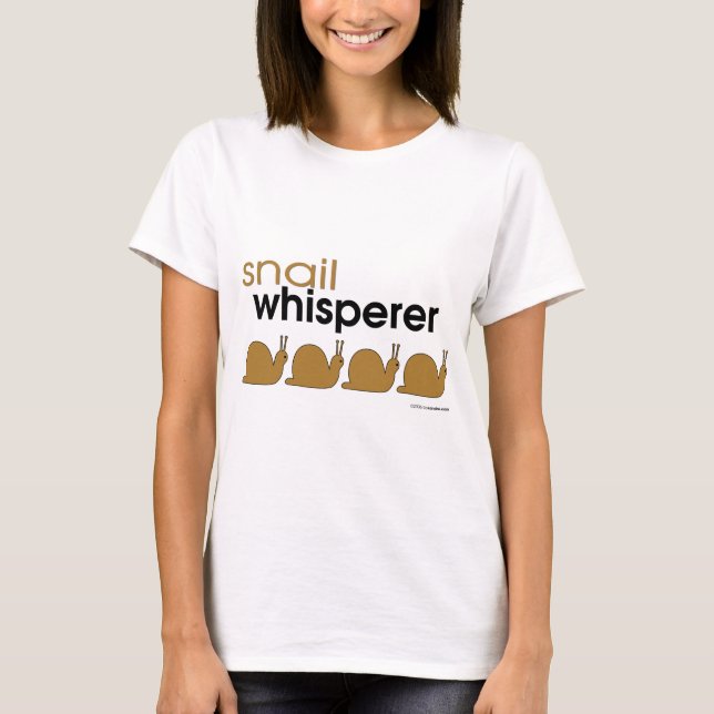 Camiseta Whisperer do caracol (Frente)