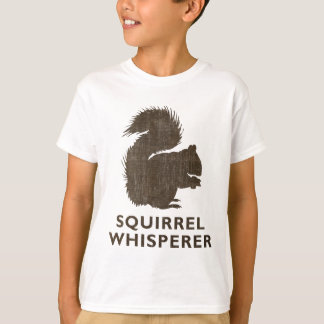 Camiseta Whisperer do esquilo do vintage