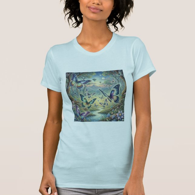 Camiseta Whispers of Wings-Mystical Butterfly Dream (Frente)