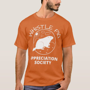Camiseta Whistle Pig Appreciation Society Groundhog