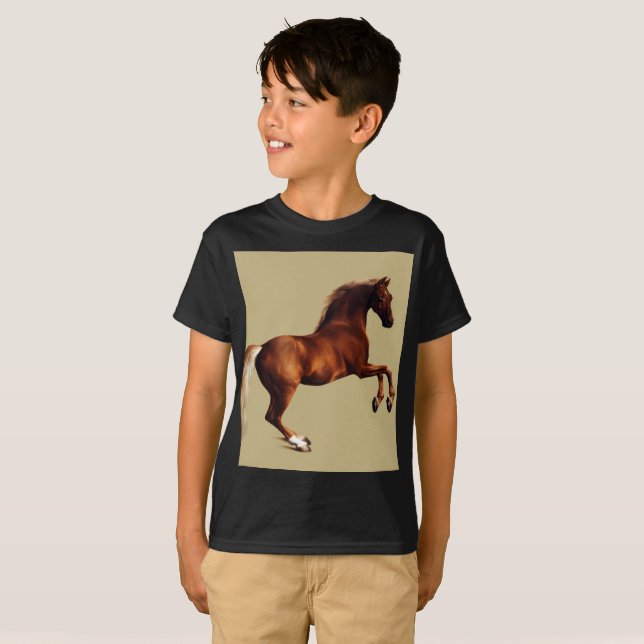 Camiseta Whistlejacket horse by George Stubbs (Frente Completa)
