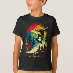 Camiseta Whistler Bc Canadá Snowboarder Snowboarding Resort