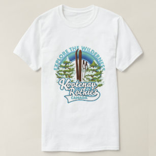 Camiseta Whistler Canada, explore a natureza, logotipo de e