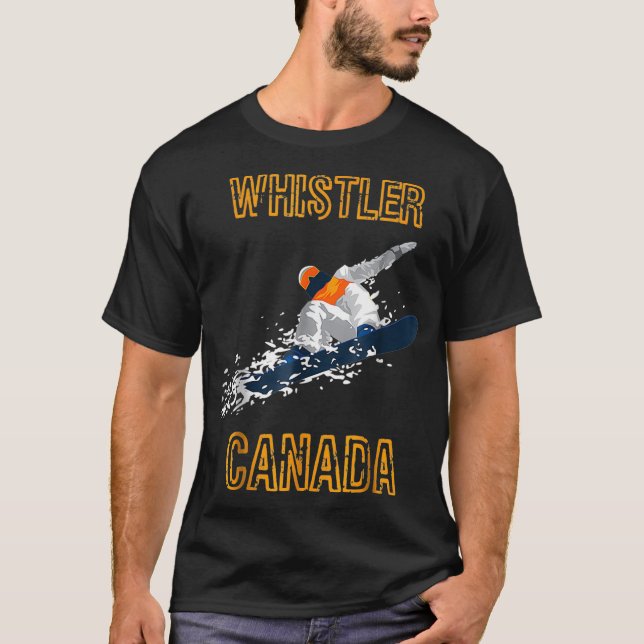Camiseta Whistler Canada Extreme Sports Black Diamond Snowb (Frente)