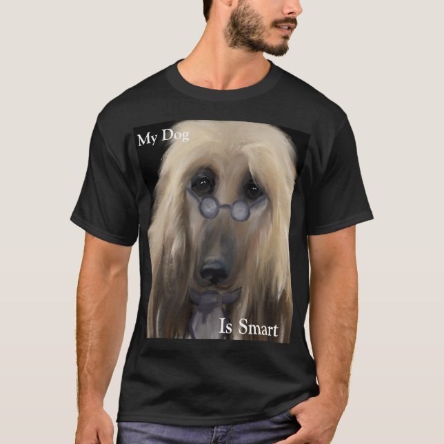 Camiseta White Afghan Hound (Frente)