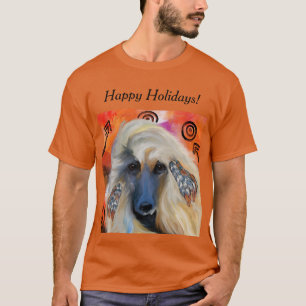 Camiseta White Afghan Hound