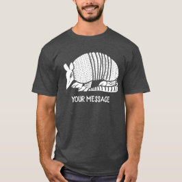Camiseta White Armadillo - Gráfico Personalizado