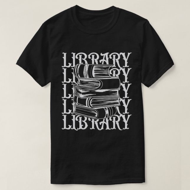 Camiseta White Biblioteca de Tipografia (Frente do Design)