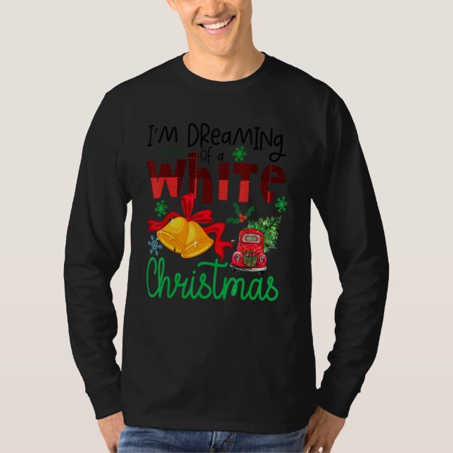Camiseta White Christmas Family Pajamas  Xmas graphic (Frente)
