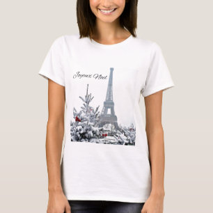 Camiseta White Christmas francês
