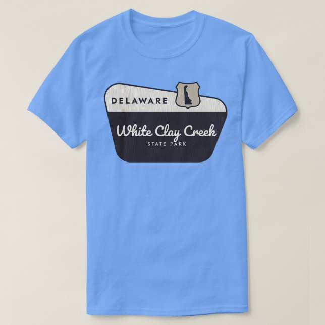 Camiseta White Clay Creek State Park Delaware - Sinal de bo (Frente do Design)