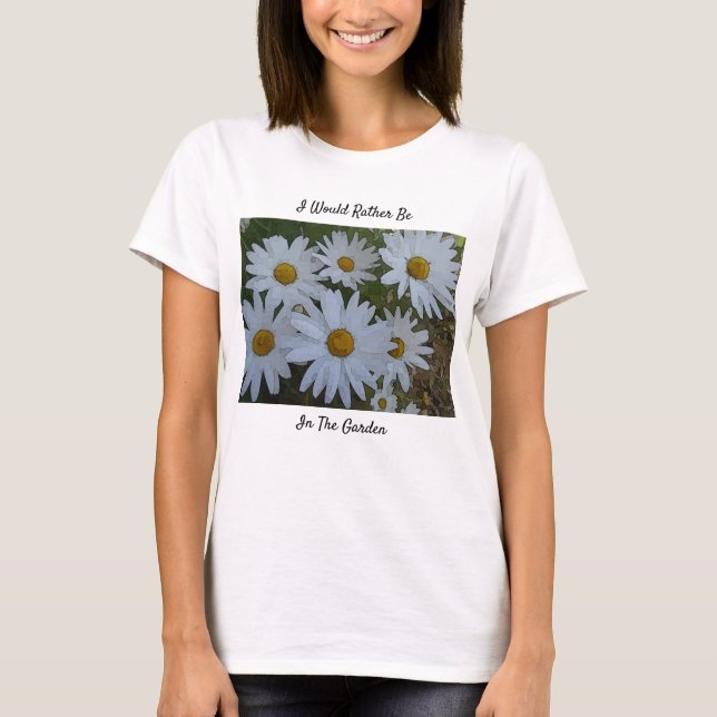 Camiseta White Daisies (Frente)