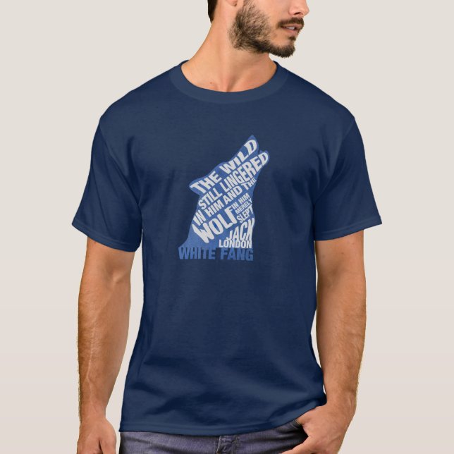 Camiseta White Fang por Jack London Blue Book Cote (Frente)