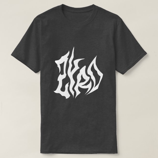Camiseta White Gothic Style T-Shirt (Frente do Design)