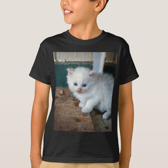 Camiseta White Kitten (Frente)