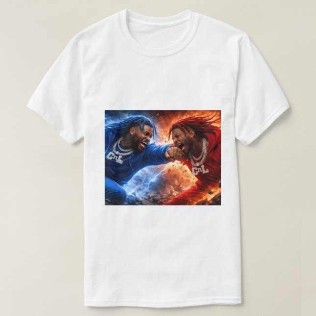 Camiseta White Loot Vs Moody T-Shirt  (Frente do Design)
