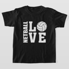 Camiseta White Netball Love, Netball