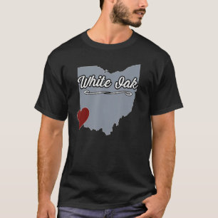 Camiseta WHITE OAK Ohio Cidade do Estado EUA