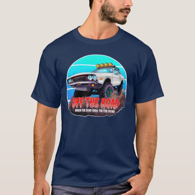 Camiseta White Offroad Car with quote friend funny (Frente)