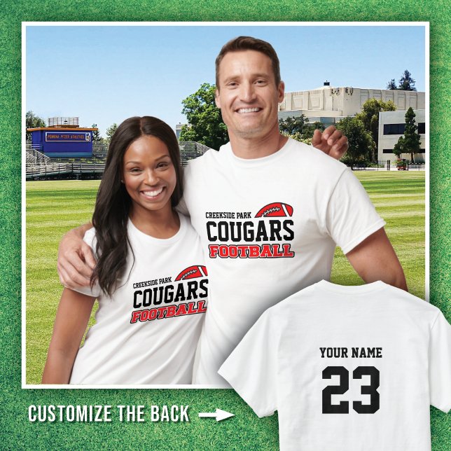 Camiseta WHITE OUT Creekside Park Cougars (Criador carregado)