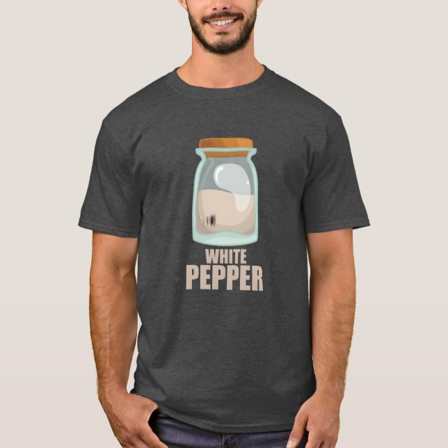 Camiseta White Pepper Spice Flavor Food Cooking boy (Frente)