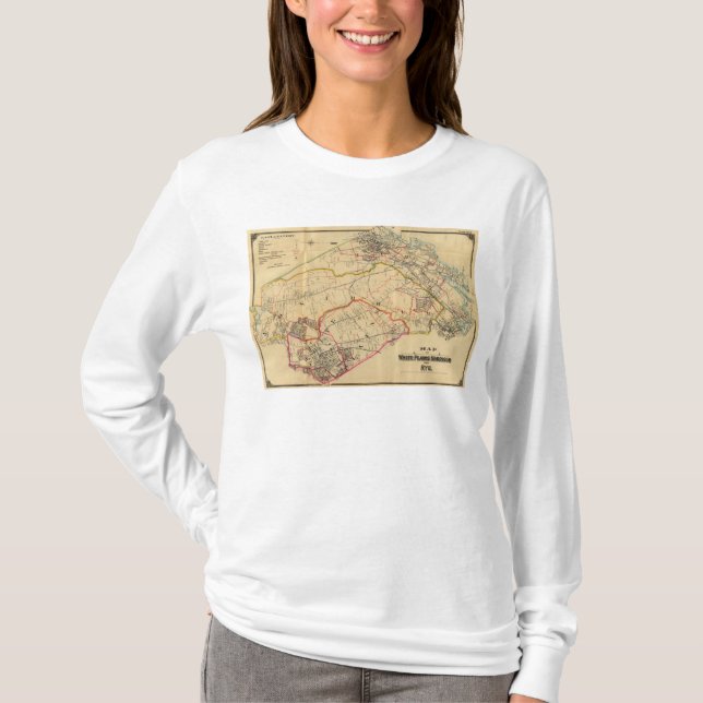 Camiseta White Plains, Harrison, Rye, New York (Frente)