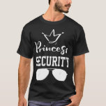 Camiseta White Princess Security Big Brother Birthday Annou<br><div class="desc">Anunciação de aniversário do Big Brother da Princesa Branca</div>