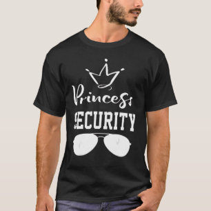 Camiseta White Princess Security Big Brother Birthday Annou