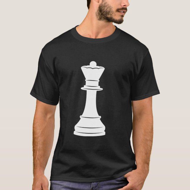 Camiseta White Queen Chess Piece Halloween Group Figurume C (Frente)