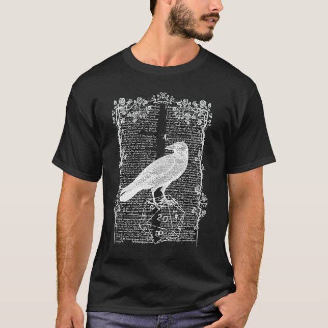 Camiseta White Raven D20 (Frente)