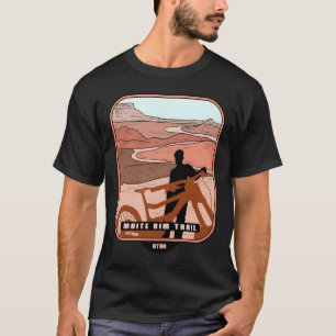 Camiseta White Rim Trail � Souvenir um motociclista de Utah