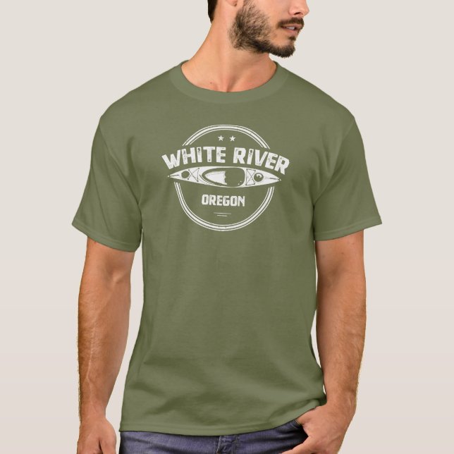 Camiseta White River Oregon Kayak (Frente)