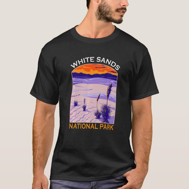 Camiseta White Sands National Park New Mexico Hiking Souven (Frente)