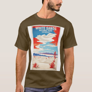 Camiseta White Sands National Park Novo México EUA Vintage 